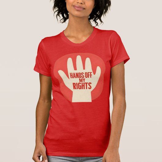 T-shirt Ne touchez pas à mes droits – Égalité (Devant)