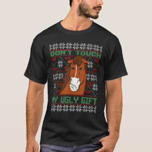 T-shirt Ne touchez pas à Ugly chestnut Horse Rider hiver