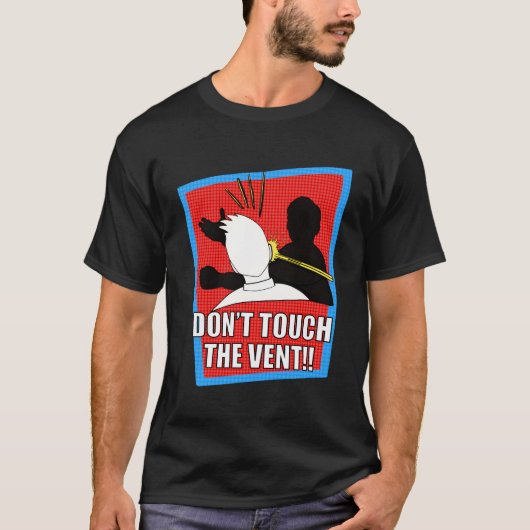 T-shirt Ne Touchez Pas La Vent Funny Respiratory Therapy D (Devant)