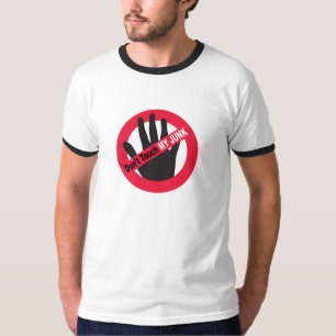 T-shirt Ne touchez pas mon ordure