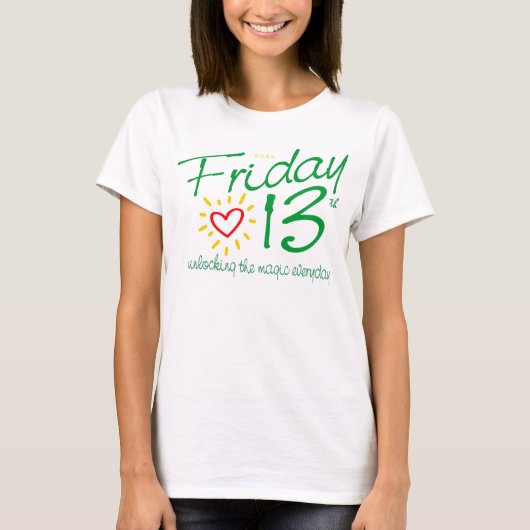 T-shirt Né vendredi 13 (Devant)