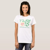 T-shirt Né vendredi 13 (Devant entier)