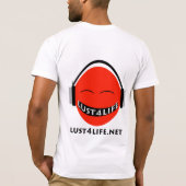 T-shirt Ne vivent pas simplement, Lust4Life de base (Dos)