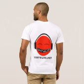 T-shirt Ne vivent pas simplement, Lust4Life de base (Dos entier)