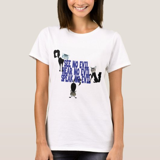 T-shirt Ne voir l'aucun mal 1 (Devant)