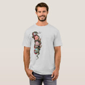 T-shirt Ne vois pas de mal, ne parle pas de mal, n'entends (Devant entier)