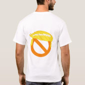 T-shirt Ne votez pas Orange (Dos)