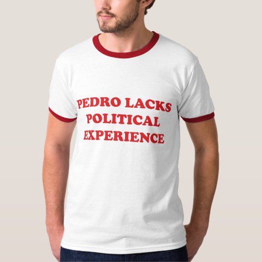T-shirt Ne votez pas pour Pedro (Devant)