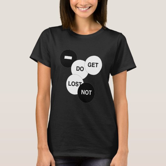 T-shirt Ne vous égarez pas (Devant)
