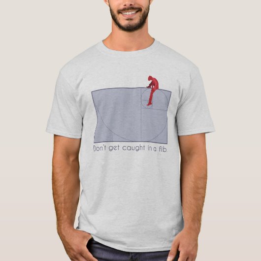 T-shirt Ne vous faites pas attraper dans un bobard (Devant)