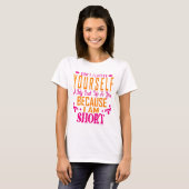 T-shirt Ne vous fiez pas seulement à vous parce que (Devant entier)