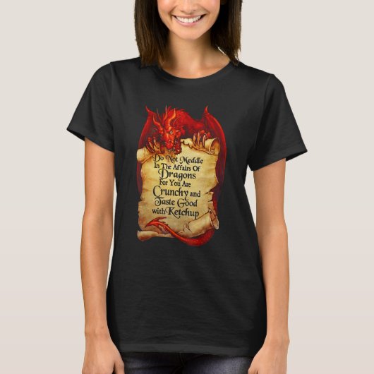 T-shirt Ne Vous Immiscez Pas Dans Les Affaires Des Dragons (Devant)