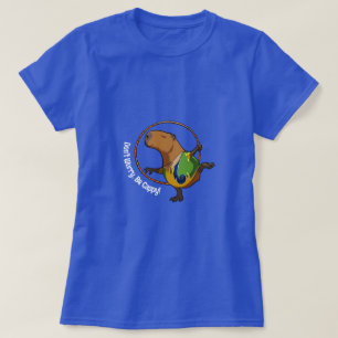 T-shirt Ne vous inquiétez pas être appy Capybara Gymnast H