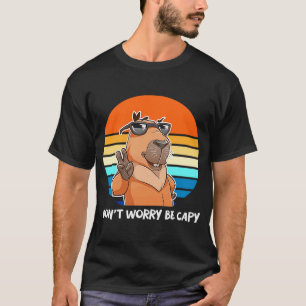 T-shirt Ne vous inquiétez pas être Capy Retro Rodent Capyb