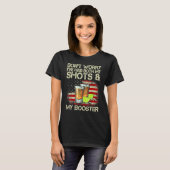 T-shirt Ne vous inquiétez pas, j'ai eu à la fois mes coups (Devant entier)