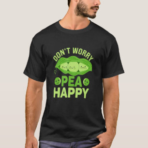 T-shirt Ne vous inquiétez pas Pois Happy Veganism Veggie