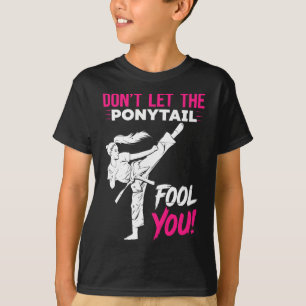 T-shirt Ne vous laissez pas tromper par la queue de cheval