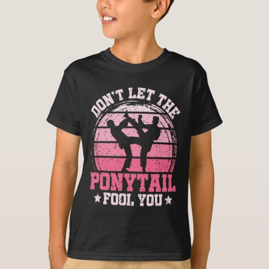 T-shirt Ne vous laissez pas tromper par la queue de cheval (Devant)