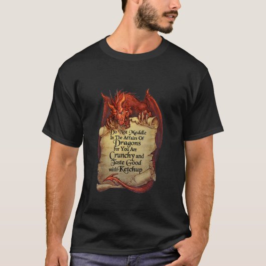 T-shirt Ne Vous Mangez Pas Dans Les Affaires Des Dragons P (Devant)