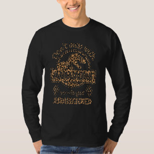 T-shirt Ne vous mêlez pas de Mamasaurus Leopard Jurasskick