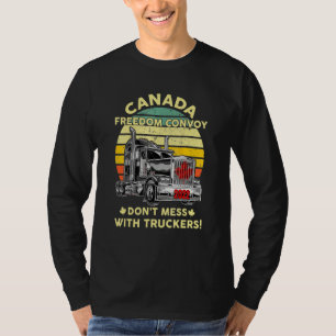 T-shirt Ne vous mêlez pas du Convoi pour la liberté de Tru