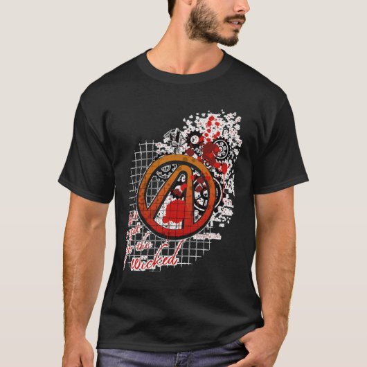 T-shirt Ne vous reposer pas pour les méchants (Devant)