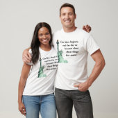 T-shirt Ne vous taisez jamais sur les choses qui comptent. (Unisexe)