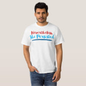 T-shirt Néanmoins elle a persisté (Devant entier)