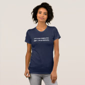 T-shirt Néanmoins elle a persisté pièce en t (Devant entier)