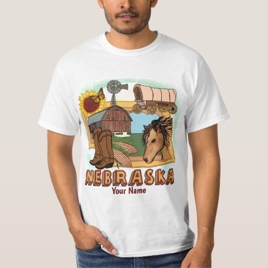 T-shirt Nebraska (Devant)