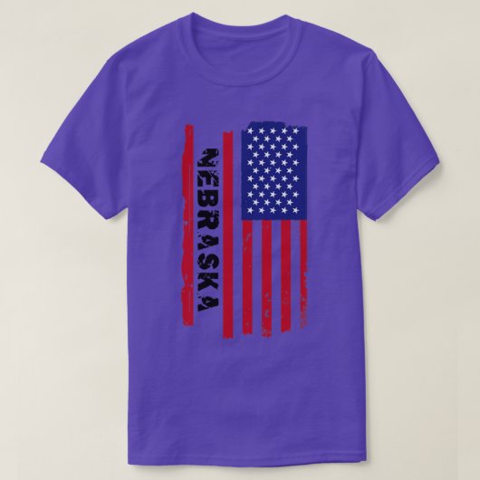 T-shirt Nebraska18 (Design devant)