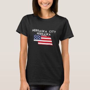 T-shirt Nebraska City Nebraska USA State America Travel Ne