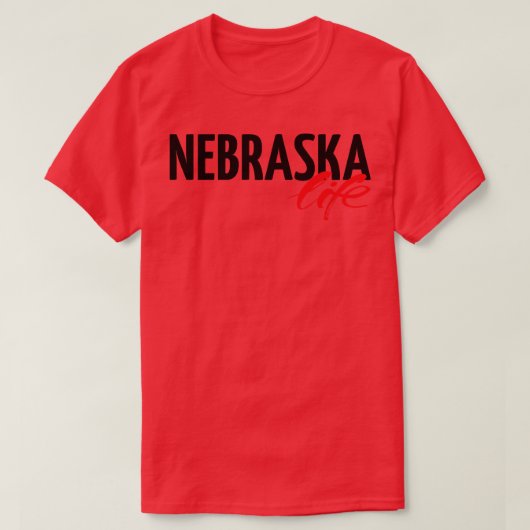 T-shirt Nebraska Life (Design devant)
