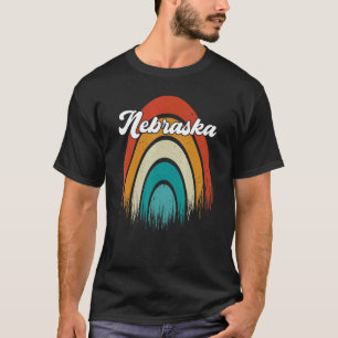 T-shirt Nebraska Retro Prairie Style The Cornhusker State
