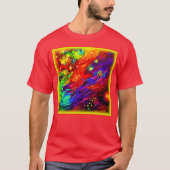 T-shirt Nebula Dans Notre Peinture Universe. Commandez dès (Devant)