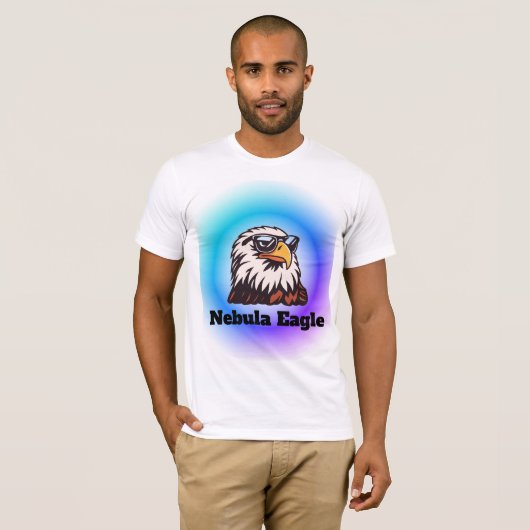 T-shirt Nebula Neon Eagle (Devant entier)