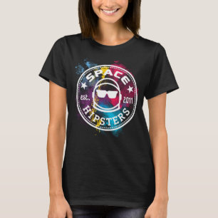 T-shirt Nebula pour femmes Hipsters de l'espace