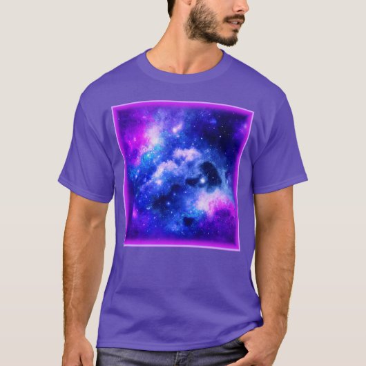 T-shirt "Nebula Stars" - Un Art numérique Étonnant. Achete (Devant)