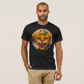 T-shirt Nebula Tiger Snarling (Devant entier)