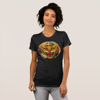 T-shirt Nebula Tiger Snarling