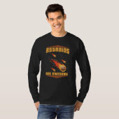 T-shirt Nébuleuse de galaxie spatiale Orbite Système solai (Devant entier)