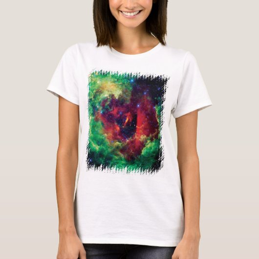 T-shirt Nébuleuse de la Rosette photo spatiale NASA (Devant)