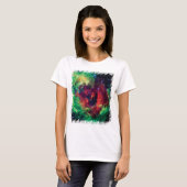 T-shirt Nébuleuse de la Rosette photo spatiale NASA (Devant entier)