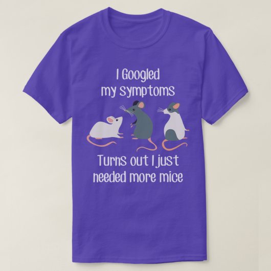 T-shirt Nécessité de la souris (Design devant)