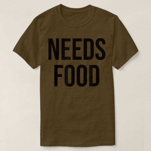 T-shirt Nécessité Nourriture2512 (Design devant)