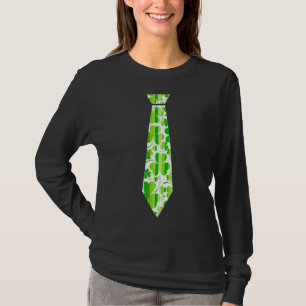 T-shirt Necktie St Paddys Day Irish Cravat Ireland St Part