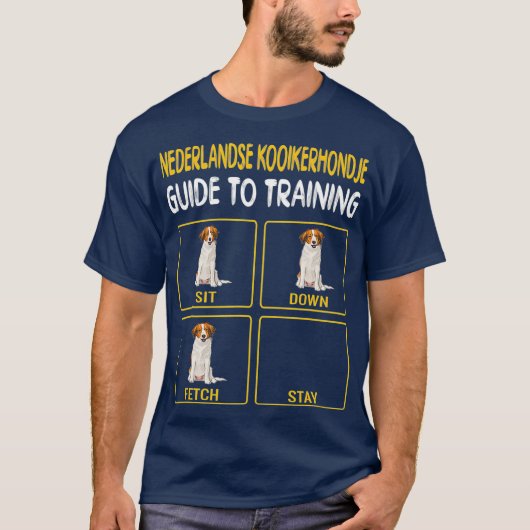 T-shirt Nederlandse Kooikerhondje Guide d'entraînement Chi (Devant)