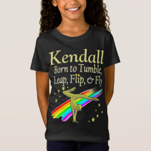 T-Shirt NÉE À TUMBLE PERSONNALISÉ GYMNAST TANK OU TELS