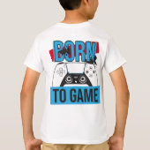 T-SHIRT NÉE AU JEU AVEC MA CONSOLE (Dos)