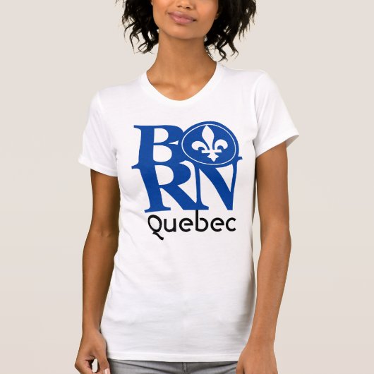T-shirt NÉE AU Québec (Devant)